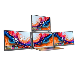 Monitor Portátil Cuádruple de 15.3 Pulgadas y 1200P, 1 Cable, IPS, USB C, Pantalla Dual para Laptop, Negocios, Juegos, Pantalla Extendida - Product Image 1