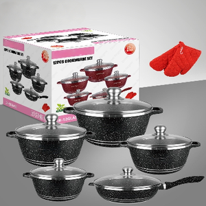 Juego de Ollas de Cocina de Aluminio Antiadherente de 12 Piezas, Juego de Ollas de Alta Calidad, Olla <span class=keywords><strong>para</strong></span> Sopa Antiadherente - Product Image 4