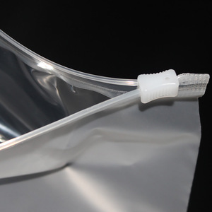 Phân Hủy Sinh Học Thân Thiện Với Môi Tùy Chỉnh In Ấn Bao Bì Nhựa Trong Suốt CPE Frosted Dây Kéo Túi Cho Quần Áo May Mặc T-Shirt - Product Image 2