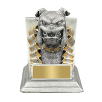 WeiVista - Placa de Identificación Personalizada de Alta Calidad, Trofeo de Bulldog de Resina, Fábrica Mayorista