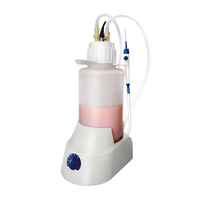 Système d'aspiration sous vide en plastique pour laboratoire, aspirateur de déchets liquides OEM avec capacité de 4L, 0-600mbar, 55dB pour la culture cellulaire