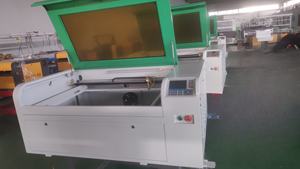 เลเซอร์แกะสลัก 9060 Ruida Control RD6445S CW5200 Chiller 550WพัดลมACO 008 Airปั๊มรังผึ้งและใบมีดเตียงขยะกล่อง - Product Image 2