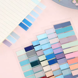 200枚のモランディカラーPET素材粘着性ノート半透明エラーマーキングかわいいINSスタイル自己粘着性インデックスタブ - Product Image 4