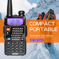 BaoFeng UV-5RE Plus Walkie Talkie 5W Portable Ham Amateurfunk UHF VHF CB Radio UV-5RE Plus