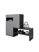 Maison porte armoire à chaussures Simple moderne grande capacité tabouret entrée salon armoire à chaussures casiers de rangement pour l'entrée