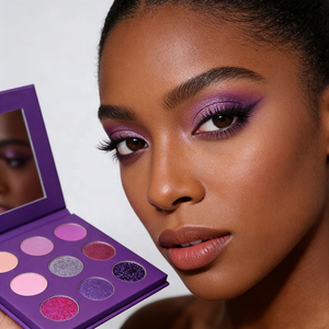 Palette di ombretti Glitter di alta qualità a 9 colori trucco pigmentato personalizzato luccichio finitura nuovi prodotti cosmetici <span class=keywords><strong>occhi</strong></span> prodotti per il buio - Product Image 2