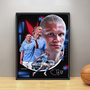 Póster Decorativo de Haaland, Estrella <span class=keywords><strong>del</strong></span> Fútbol Noruego 2026, Impresión Enmarcada para Pared, Ideal para Tiendas Deportivas y Decoración <span class=keywords><strong>del</strong></span> Hogar - Product Image 2