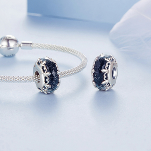 925 argento Sterling Bead di vetro ossidato <span class=keywords><strong>gioielli</strong></span> in argento che fanno Charms BSC1077 Iris <span class=keywords><strong>Murano</strong></span> perline ciondoli alla moda ciondoli - Product Image 4