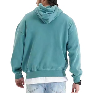 Sweat à capuche délavé de haute qualité, 500 g/m², en molleton français, streetwear, sweat à capuche pour hommes, sweat à capuche personnalisé délavé pour hommes - Product Image 3