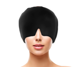 Chapeau <span class=keywords><strong>anti</strong></span>-<span class=keywords><strong>migraine</strong></span> en tissu élastique pour soulager les maux de tête, <span class=keywords><strong>masque</strong></span> facial <span class=keywords><strong>anti</strong></span>-<span class=keywords><strong>migraine</strong></span>, thérapie par le froid - Product Image 1