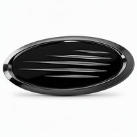 Badges de voiture personnalisés en plastique ABS anti-rayures à faible MOQ, emblèmes automobiles pour la création de plaques nominatives personnalisées