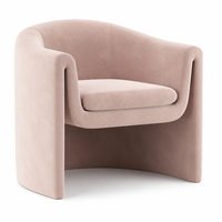 Canapé une place de style nordique moderne, fauteuil de créateurs, pour salon, loisirs