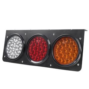 6 pouces <span class=keywords><strong>LED</strong></span> rond Stop tourner queue combinaison lumière 12V 24V 75LEDs rouge feu <span class=keywords><strong>arrière</strong></span> IP67 scellé œillet montage pour camion <span class=keywords><strong>remorque</strong></span> - Product Image 4