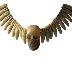 Collar de Colmillos de Esqueleto Animado, Accesorios para Fiestas de Halloween, Decoración para Hombre, Venta al por Mayor - Product Image 5