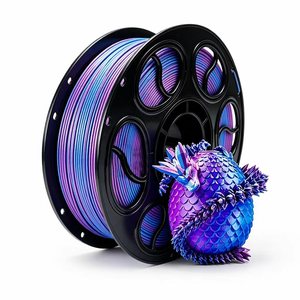 Filament d'impression 3D PLA bicolore effet soie 1,75 mm, impression dégradée lisse, matériau FDM pour jouet dragon détachable DIY - Grande Vente - Product Image 1