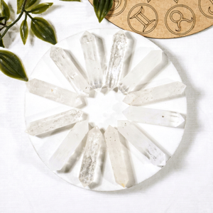 Cristal de Quartz Clair de Qualité Supérieure, Écologique, Double Pointe Polie, Décoration Artistique Religieuse Feng Shui pour la Maison - Product Image 1