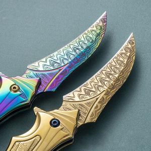 Navaja Plegable de Acero con Hoja de Punta Caída de 10cm, Cuchillo de Bolsillo para Exteriores con Perilla de Pulgar, Personalizable OEM - Product Image 6