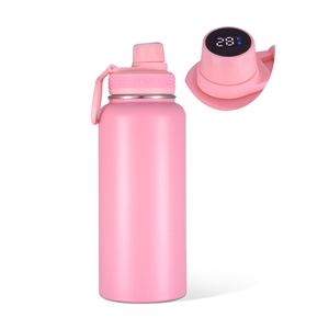 Двойная стена Изолированная вакуумная нержавеющая сталь умная бутылка воды светодиодный температурный дисплей - Product Image 5