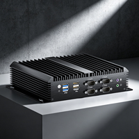 Fanloze industriële pc 11e generatie Intel Core i7 i5 i3 Dual 2.5Gbps Ethernet 6 seriële COM 8 USB duurzame pc voor edge computing