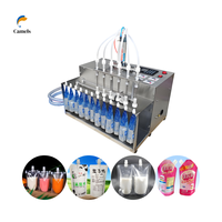 Machine de capsulage de remplissage liquide Doypack de poche de bec de bureau semi-automatique