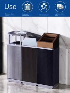 High Quality Decorative Standing <strong>Smoke</strong> <strong>Bin</strong> for Luxury Club and Restaurant Hallway Trending Large Capacity Waste <strong>Bin</strong> - Product Image 4