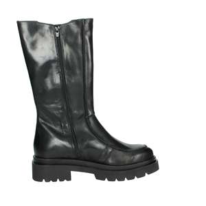 Bottes Chelsea en cuir noir pour femme Manas 3019 - Product Image 4