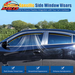 Viseras para Ventanas de Dodge Charger 11-23, Acrílicas, Integradas, Protección Contra Lluvia y Viento, 4 Piezas - Product Image 3