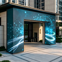 Écran LED d'extérieur P2.5 personnalisé pour vitrine, affichage numérique pour publicité en devanture de magasin et entrées commerciales