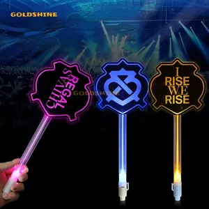 New Arrival Custom Logo Shape LED Light Stick Nhà Máy Giá Acrylic buổi hòa nhạc ánh sáng ban đêm cho tốt nghiệp & sự kiện 'grow in dark'