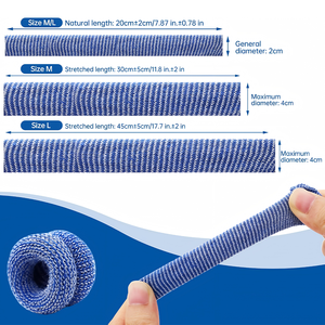 Bandage tubulaire en coton de soutien pour les doigts, idéal pour les premiers secours, les soins des plaies, le jardinage et le fitness - Product Image 5