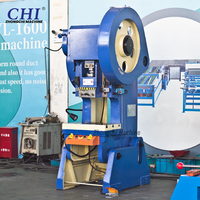 Machine automatique d'angle de conduit d'air CVC pour la fabrication de conduits galvanisés en acier inoxydable de construction TDC/TDF
