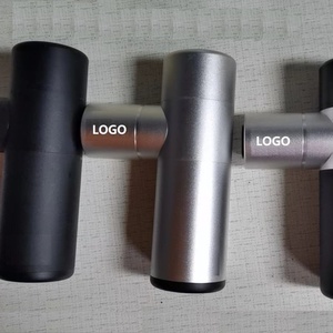 Mini Pistola de Masaje, Masajeador Muscular Vibratorio, Dispositivo de Masaje Inalámbrico de Aleación de Aluminio con 4 Cabezales - Product Image 3