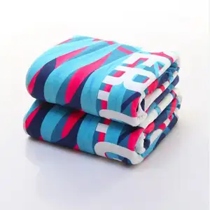Custom Oem 100% Polyester Sublimation Printed Beach Towel