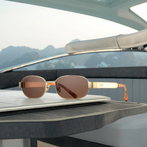 Lunettes de soleil polarisées de luxe pour hommes, monture métallique rectangulaire rétro argentée, protection UV400, design personnalisé - Product Image 3