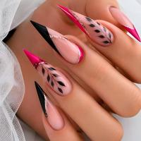 Faux Ongles Press-On Faits Main en Gros, Motif Œil de Chat Vert avec Gemmes Métalliques, Ongles Artificiels de Luxe Réutilisables