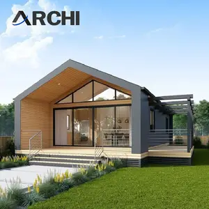 Archi 100 Square Meter On 2 Floors a Frame Granny Flat China Luxury House Prefab Prefabricated Villa