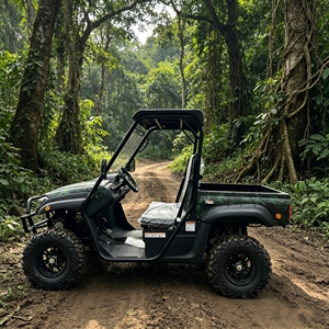 <span class=keywords><strong>Véhicule</strong></span> <span class=keywords><strong>utilitaire</strong></span> électrique 4x4 de 10 kW pour la chasse, adapté aux ranchs, forêts et sentiers - Product Image 4