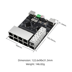 YN-IES1012 công nghiệp-40-85 12-60V Gigabit 12 cổng Stackable 20gbps <span class=keywords><strong>Ethernet</strong></span> mô-đun chuyển đổi nhúng ánh sáng thông minh chuyển đổi mạng - Product Image 4