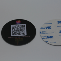 Carte de membre NFC Sunlanrfid 13,56 MHz CR80 en PVC mat, programmable, avec code QR imprimable, puces NTAG213/215/216