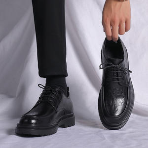 QLFashion main-saisir plate-forme chaussures à la mode robe britannique affaires hommes marié mariage Derby hommes - Product Image 3