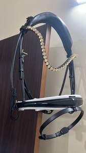 Bridon en cuir de haute qualité, produits équestres haut de gamme, confortable et durable, cuir véritable - Product Image 3