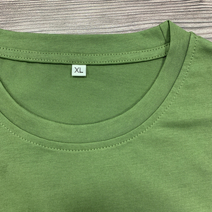 Robe T-shirt d'été pour femme à manches courtes, col rond, en coton uni, personnalisable avec logo, style décontracté - Product Image 6