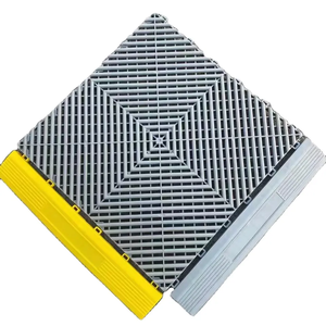 Baldosas de garaje resistentes y resistentes ecológicas Baldosas de suelo de garaje de coche de plástico entrelazadas para tienda de detalles de coches - Product Image 1