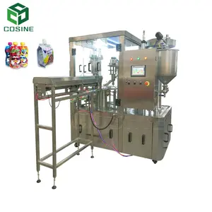 automatic spout pouch capping machine cup water filling machine