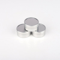 Boîte en métal ronde vide de 10g, petite boîte en aluminium pour pommade aux herbes, huile rafraîchissante, crème cosmétique, contenants en aluminium