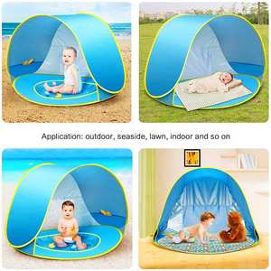 Venta caliente, tienda de campaña de verano para la <span class=keywords><strong>playa</strong></span>, refugio para el sol, tienda emergente para bebés al aire libre - Product Image 5