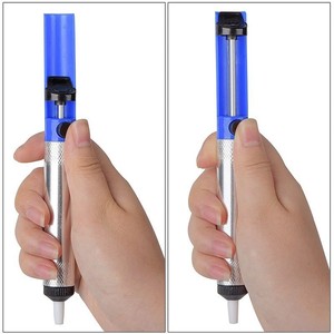 Desoldering Pump Aluminum Alloy Manual Anti Slip Conical Tip For Solder Removal Repair Tools - Product Image 1