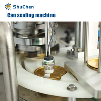 Machine à coudre automatique haute performance Shuchen pour canettes en aluminium, machine à coudre les couvercles de canettes de bière, machine à presser et à sceller les boîtes de conserve