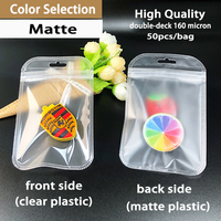 Vente en gros de sacs d'emballage en plastique pour produit pochette en plastique à fermeture éclair transparente blanche