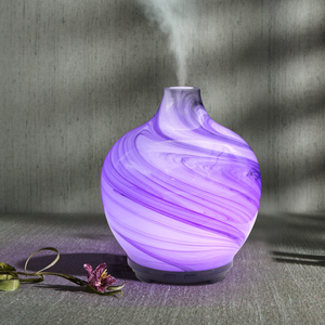 2021 luxe ART verre décoration de la maison électrique MINI PORTABLE humidificateur d'air huile essentielle diffuseur d'arôme - Product Image 3